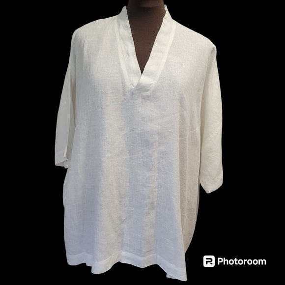 Eskandar European Design 100% Linen Top Size - Picture 1 of 11